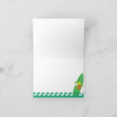 Weinig Ruiter Gevouwen Honu van het Surf dankt u Bedankkaart (Binnen)