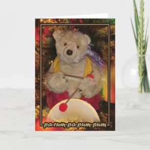 Weinig Slagwerker draagt Feestdagen Kaart