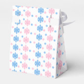 Weinig Snowflake Geslacht Bedankdoosjes (Achterkant)