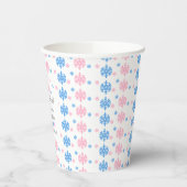 Weinig Snowflake Geslacht Papieren Bekers (Links)