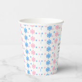Weinig Snowflake Geslacht Papieren Bekers (Rechts)