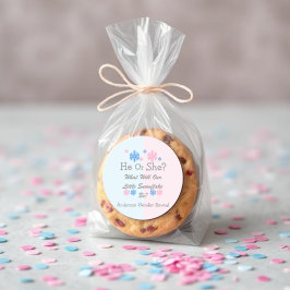 Weinig Snowflake Geslacht Ronde Sticker