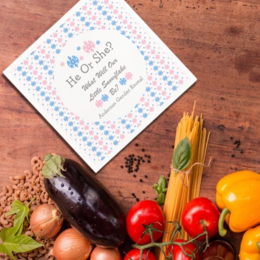 Weinig Snowflake Geslacht Servet