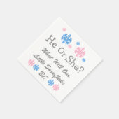 Weinig Snowflake Geslacht Servet (Hoek)