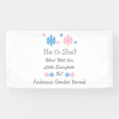 Weinig Snowflake Geslacht Spandoek (Horizontaal)