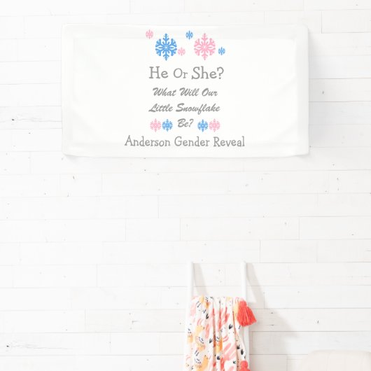 Weinig Snowflake Geslacht Spandoek (Insitu)