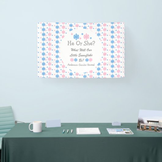 Weinig Snowflake Geslacht Spandoek (Beurs)