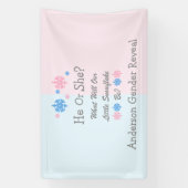 Weinig Snowflake Geslacht Spandoek (Verticaal)