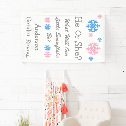 Weinig Snowflake Geslacht Spandoek (Insitu)