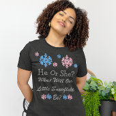 Weinig Snowflake Geslacht T-shirt