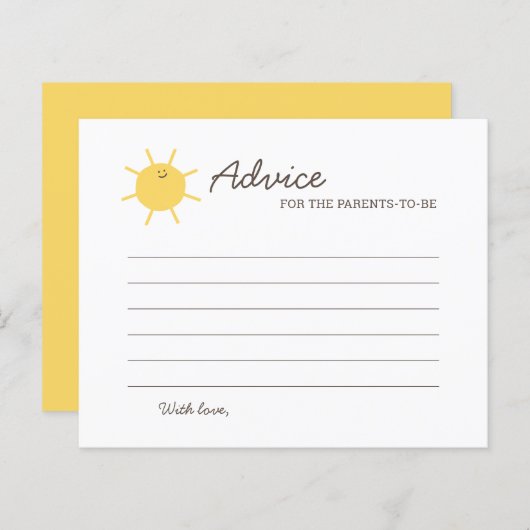 weinig soennitisch Baby advies voor ouders (Voorkant / Achterkant)