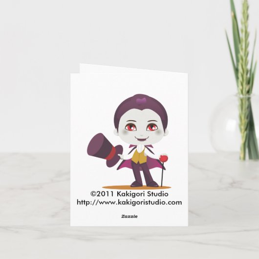 Weinig Telling Dracula Kaart (Achterkant)