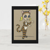 weinig tiggerkaart met grens kaart (Gele Bloem)