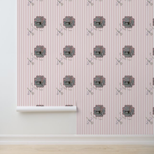 Weinig tijd naaien behang (Applicatie)