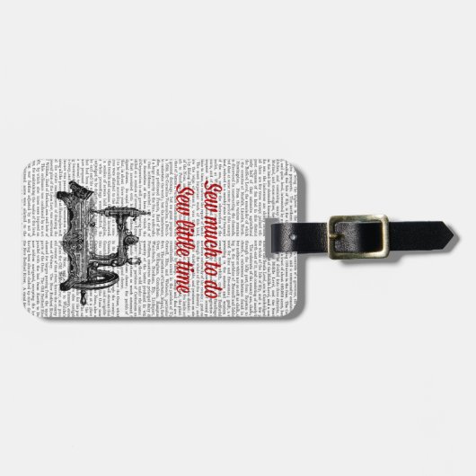 Weinig tijdillustratie bekijken bagagelabel (Voorkant horizontaal)