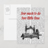 Weinig tijdillustratie bekijken briefkaart (Voorkant / Achterkant)