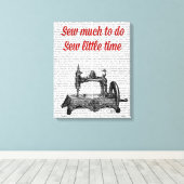 Weinig tijdillustratie bekijken canvas afdruk (Insitu (Houten vloer))