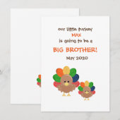 Weinig Turkije Zwangerschap Aankondiging (Voorkant / Achterkant)