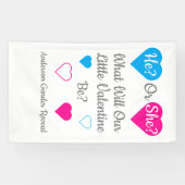 Weinig Valentijn Valentijnsdag Spandoek (Horizontaal)