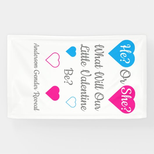 Weinig Valentijn Valentijnsdag Spandoek (Horizontaal)