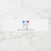 Weinig Valentijn Valentijnsdag Waterfles Etiket (Enkel label)