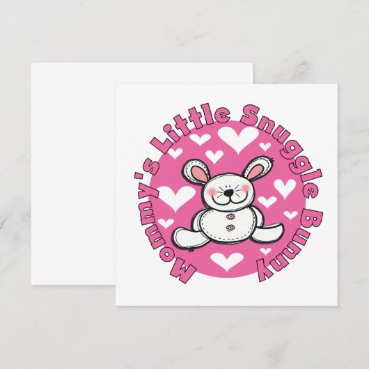 Weinig van de mama nestelt zich Konijntje (Voorkant / Achterkant)