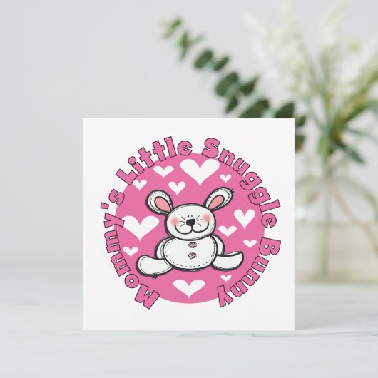 Weinig van de mama nestelt zich Konijntje (Staand voorkant)