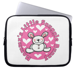 Weinig van de mama nestelt zich Konijntje Laptop Sleeve