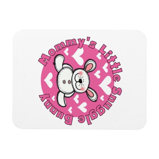 Weinig van de mama nestelt zich Konijntje Magneet (Horizontaal)