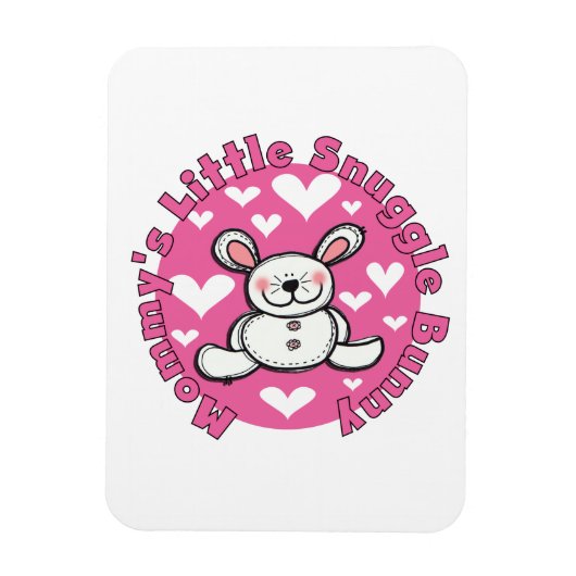 Weinig van de mama nestelt zich Konijntje Magneet (Verticaal)