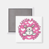 Weinig van de mama nestelt zich Konijntje Magneet (Voorkant / Achterkant)