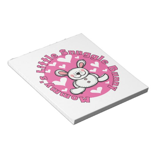 Weinig van de mama nestelt zich Konijntje Notitieblok (Schuin)