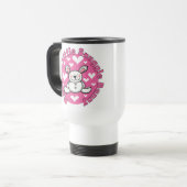 Weinig van de mama nestelt zich Konijntje Reisbeker (Voorkant links)