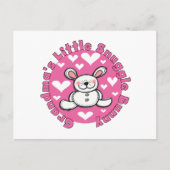 Weinig van de oma nestelt zich Konijntje Briefkaart (Voorkant)