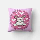 Weinig van de oma nestelt zich Konijntje Kussen (Achterkant)