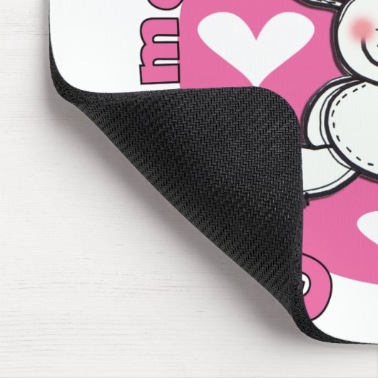 Weinig van de oma nestelt zich Konijntje Muismat (Hoek)