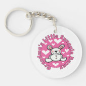 Weinig van de oma nestelt zich Konijntje Sleutelhanger (Voorkant)