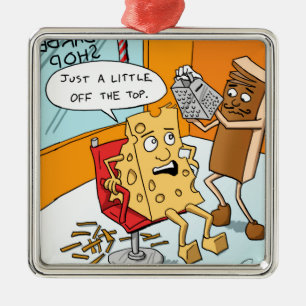 "Weinig van de top" Metalen Ornament