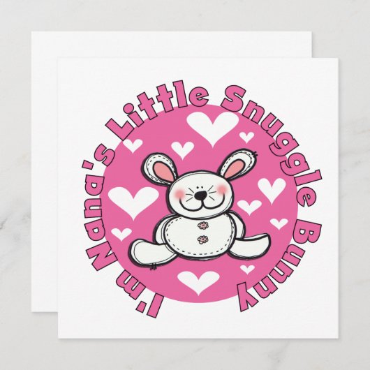 Weinig van Nana nestelt zich Konijntje (Voorkant / Achterkant)