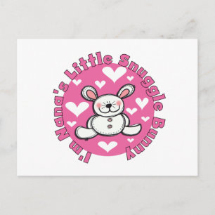 Weinig van Nana nestelt zich Konijntje Briefkaart