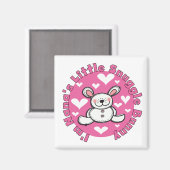 Weinig van Nana nestelt zich Konijntje Magneet (Voorkant / Achterkant)