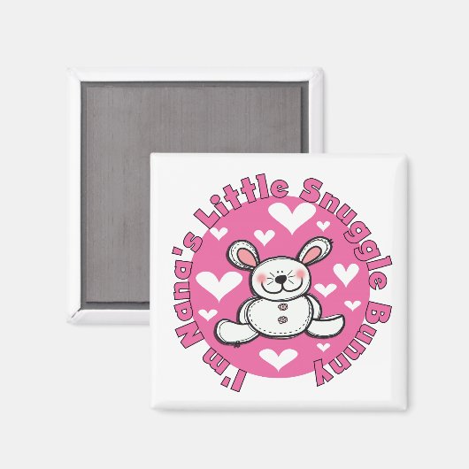 Weinig van Nana nestelt zich Konijntje Magneet (Voorkant / Achterkant)