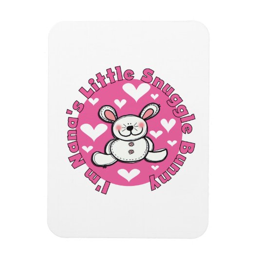 Weinig van Nana nestelt zich Konijntje Magneet (Verticaal)