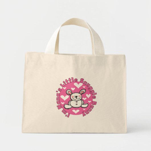 Weinig van Nana nestelt zich Konijntje Mini Tote Bag (Voorkant)