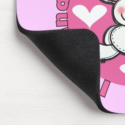 Weinig van Nana nestelt zich Konijntje Muismat (Hoek)