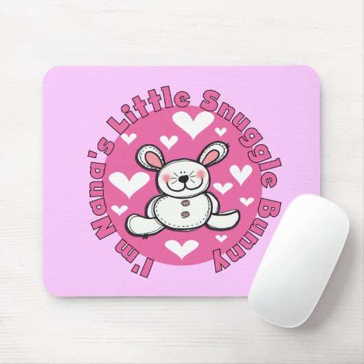 Weinig van Nana nestelt zich Konijntje Muismat (Met muis)