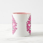 Weinig van Nana nestelt zich Konijntje Tweekleurige Koffiemok (Center)