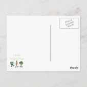 Weinig Vegetariër Briefkaart (Achterkant)