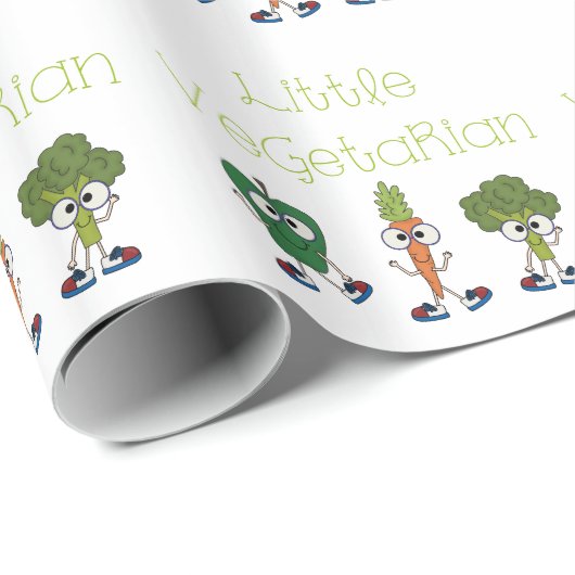Weinig Vegetariër Cadeaupapier (Rol Hoek)