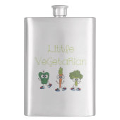 Weinig Vegetariër Heupfles (Voorkant)